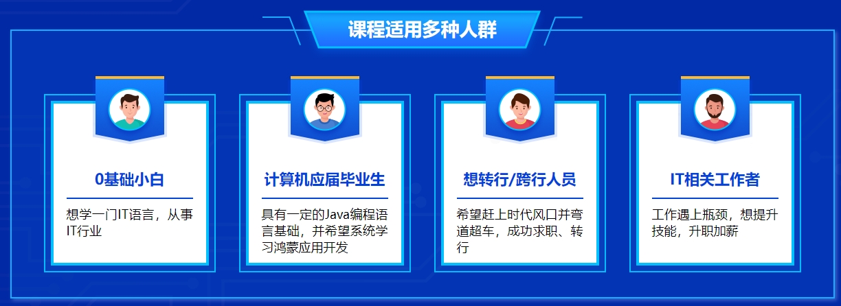 达内鸿蒙开发培训课程适用人群