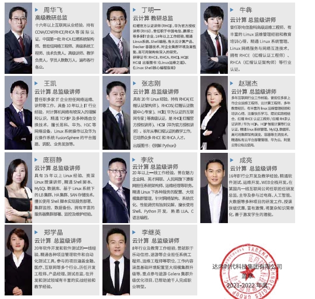 达内指定授课讲师承诺书