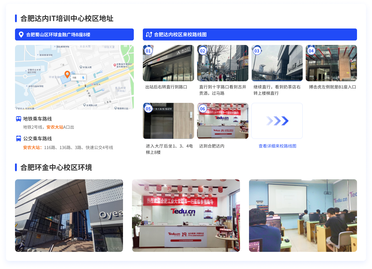 合肥IT培训达内校区地址